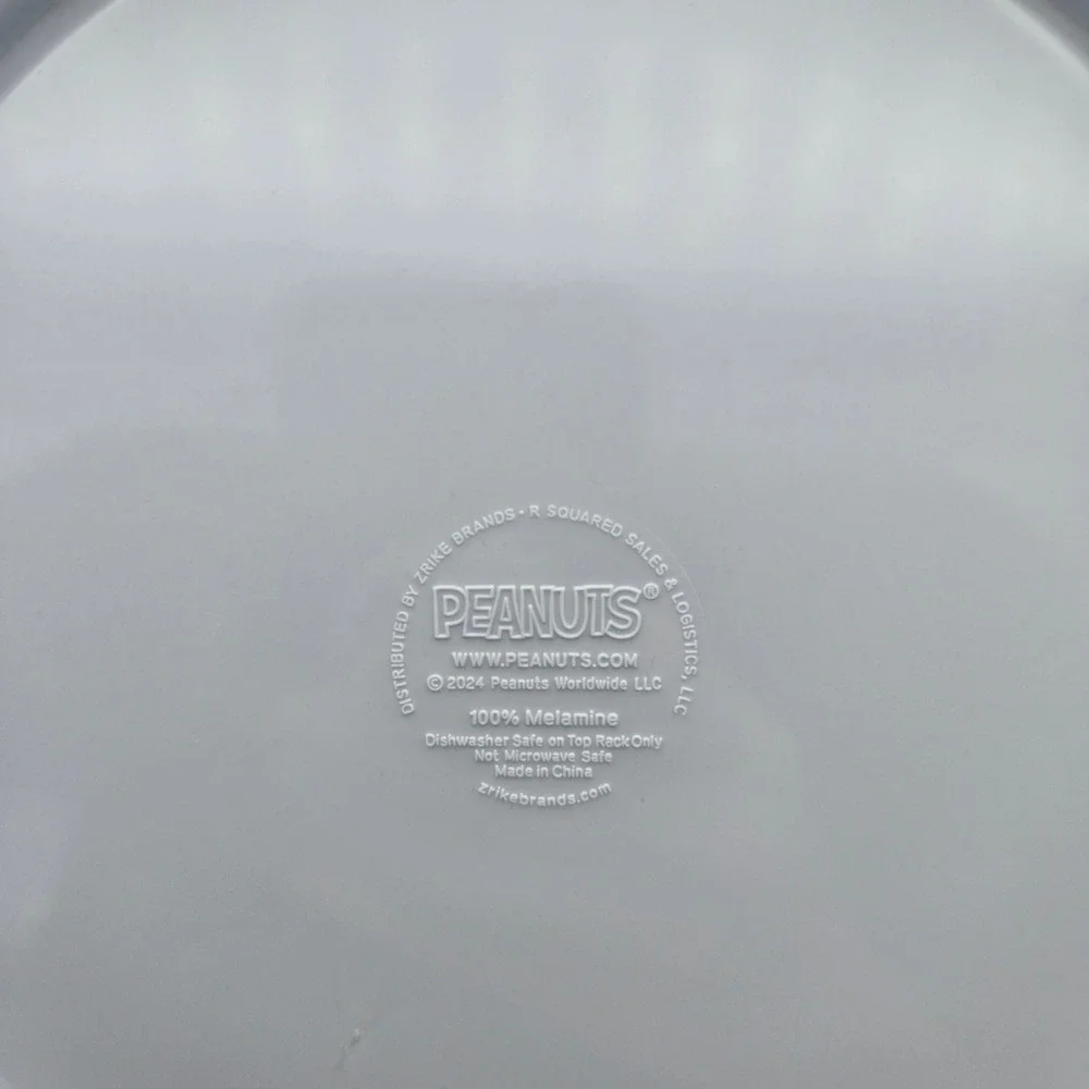 Peanuts melamine single
